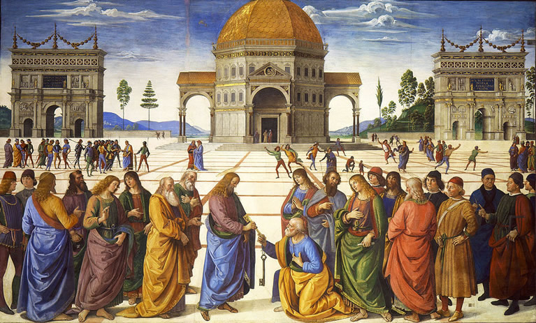 Une œuvre de Perugino dans la Chapelle Sixtine